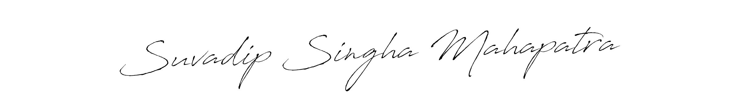 It looks lik you need a new signature style for name Suvadip Singha Mahapatra. Design unique handwritten (Antro_Vectra) signature with our free signature maker in just a few clicks. Suvadip Singha Mahapatra signature style 6 images and pictures png