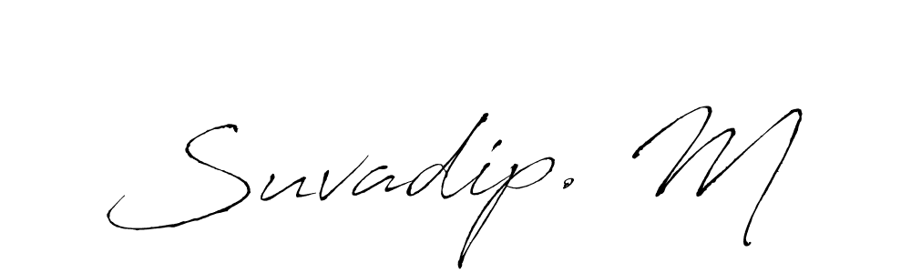 Best and Professional Signature Style for Suvadip. M. Antro_Vectra Best Signature Style Collection. Suvadip. M signature style 6 images and pictures png