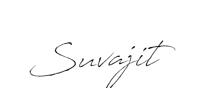 You should practise on your own different ways (Antro_Vectra) to write your name (Suvajit) in signature. don't let someone else do it for you. Suvajit signature style 6 images and pictures png