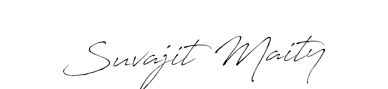 Antro_Vectra is a professional signature style that is perfect for those who want to add a touch of class to their signature. It is also a great choice for those who want to make their signature more unique. Get Suvajit Maity name to fancy signature for free. Suvajit Maity signature style 6 images and pictures png