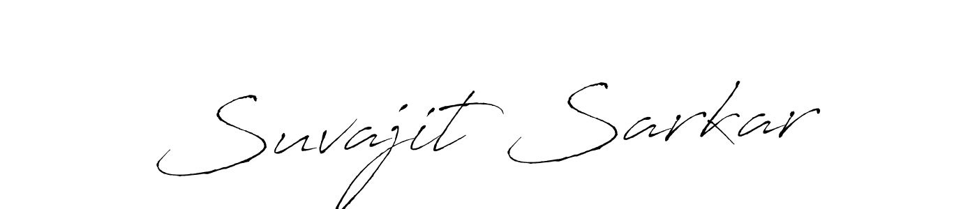 Make a beautiful signature design for name Suvajit Sarkar. With this signature (Antro_Vectra) style, you can create a handwritten signature for free. Suvajit Sarkar signature style 6 images and pictures png