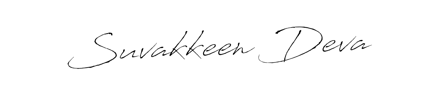 Antro_Vectra is a professional signature style that is perfect for those who want to add a touch of class to their signature. It is also a great choice for those who want to make their signature more unique. Get Suvakkeen Deva name to fancy signature for free. Suvakkeen Deva signature style 6 images and pictures png
