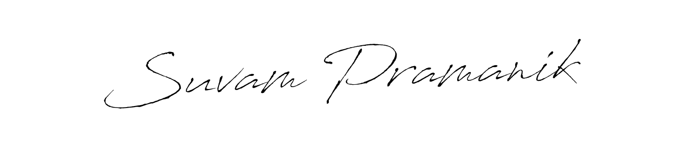 It looks lik you need a new signature style for name Suvam Pramanik. Design unique handwritten (Antro_Vectra) signature with our free signature maker in just a few clicks. Suvam Pramanik signature style 6 images and pictures png