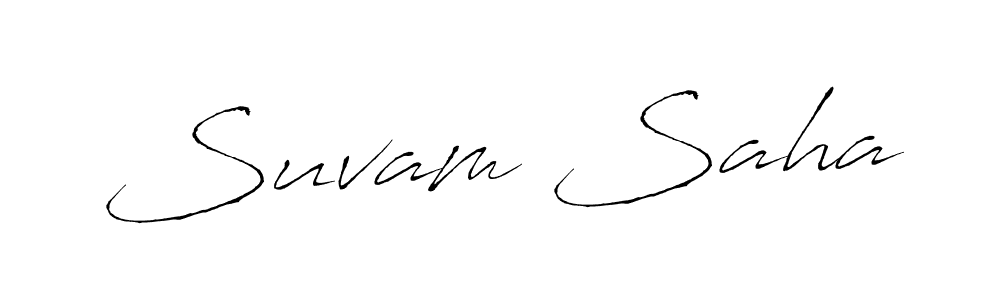 Similarly Antro_Vectra is the best handwritten signature design. Signature creator online .You can use it as an online autograph creator for name Suvam Saha. Suvam Saha signature style 6 images and pictures png