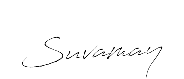 Make a beautiful signature design for name Suvamay. With this signature (Antro_Vectra) style, you can create a handwritten signature for free. Suvamay signature style 6 images and pictures png