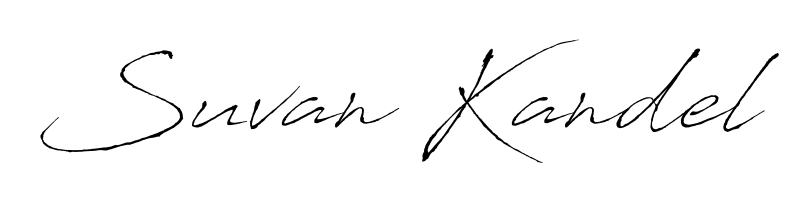 Antro_Vectra is a professional signature style that is perfect for those who want to add a touch of class to their signature. Get Suvan Kandel name fancy signature for free. Suvan Kandel signature style 6 images and pictures png