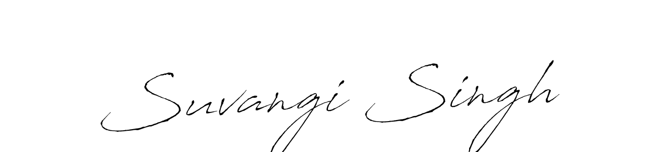 Suvangi Singh stylish signature style. Best Handwritten Sign (Antro_Vectra) for my name. Handwritten Signature Collection Ideas for my name Suvangi Singh. Suvangi Singh signature style 6 images and pictures png