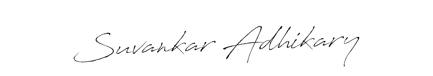 Make a short Suvankar Adhikary signature style. Manage your documents anywhere anytime using Antro_Vectra. Create and add eSignatures, submit forms, share and send files easily. Suvankar Adhikary signature style 6 images and pictures png