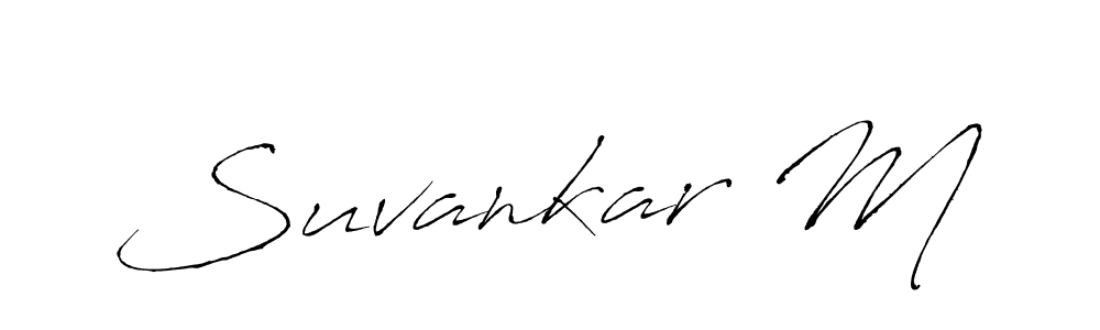 Make a short Suvankar M signature style. Manage your documents anywhere anytime using Antro_Vectra. Create and add eSignatures, submit forms, share and send files easily. Suvankar M signature style 6 images and pictures png