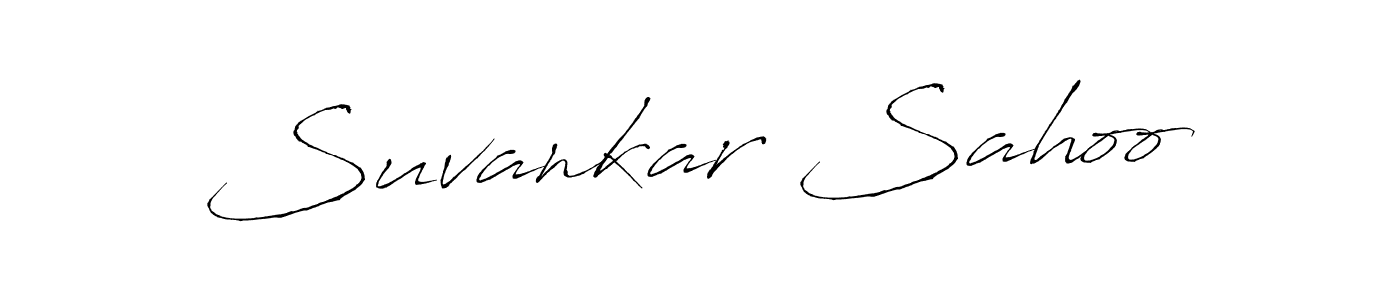 Create a beautiful signature design for name Suvankar Sahoo. With this signature (Antro_Vectra) fonts, you can make a handwritten signature for free. Suvankar Sahoo signature style 6 images and pictures png