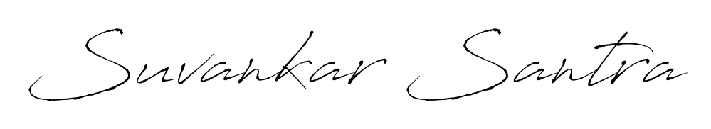 Master the art of signing with Suvankar Santra written in fluent Antro_Vectra script. A great template to practice and refine your handwriting. Suvankar Santra signature style 6 images and pictures png