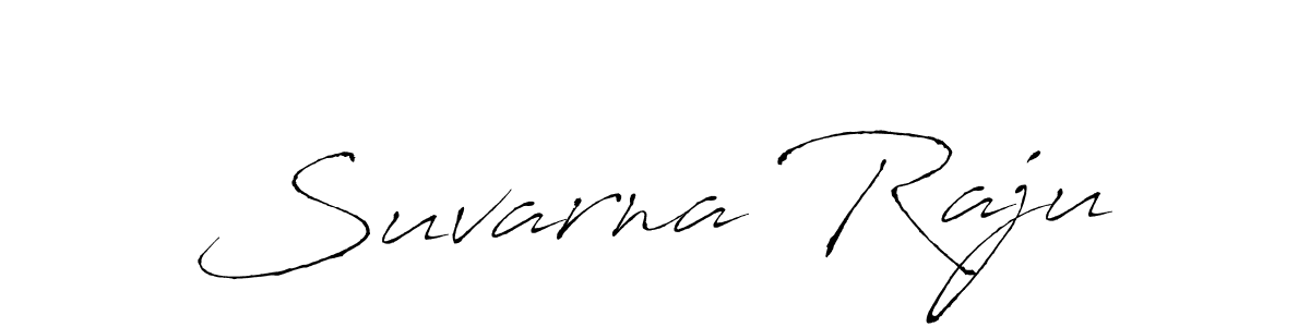 Design your own signature with our free online signature maker. With this signature software, you can create a handwritten (Antro_Vectra) signature for name Suvarna Raju. Suvarna Raju signature style 6 images and pictures png