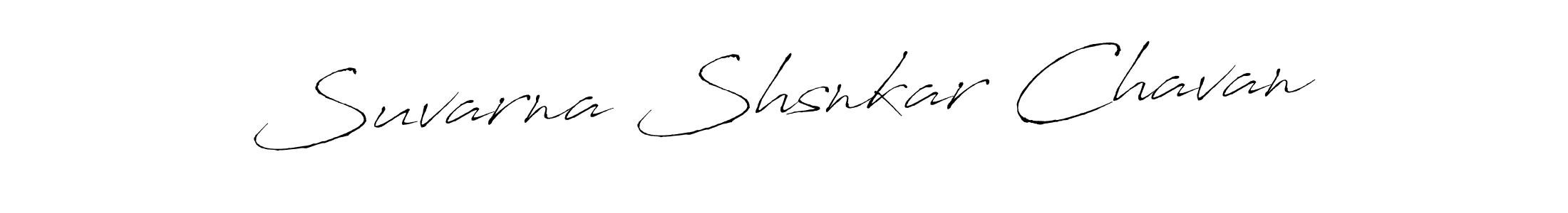 Design your own signature with our free online signature maker. With this signature software, you can create a handwritten (Antro_Vectra) signature for name Suvarna Shsnkar Chavan. Suvarna Shsnkar Chavan signature style 6 images and pictures png