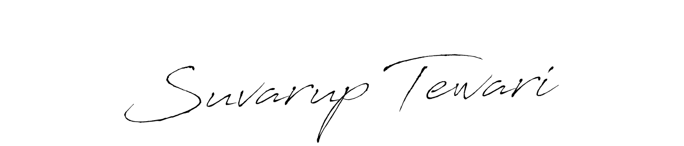 Design your own signature with our free online signature maker. With this signature software, you can create a handwritten (Antro_Vectra) signature for name Suvarup Tewari. Suvarup Tewari signature style 6 images and pictures png