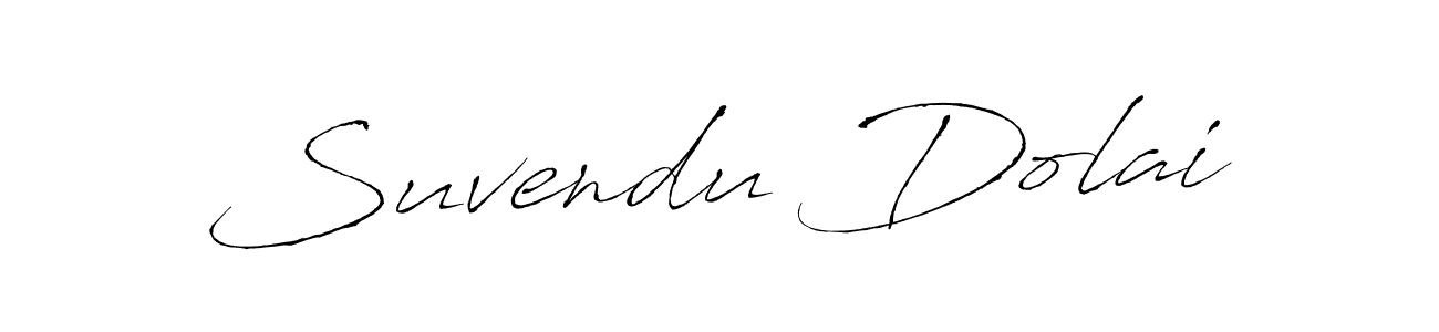 Make a beautiful signature design for name Suvendu Dolai. With this signature (Antro_Vectra) style, you can create a handwritten signature for free. Suvendu Dolai signature style 6 images and pictures png