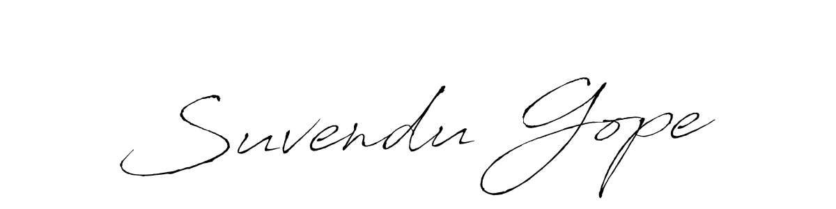 Make a beautiful signature design for name Suvendu Gope. Use this online signature maker to create a handwritten signature for free. Suvendu Gope signature style 6 images and pictures png