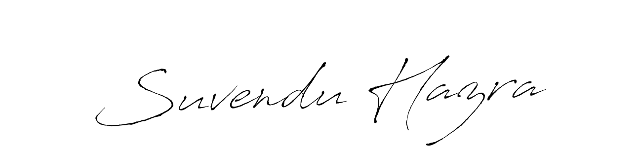 Create a beautiful signature design for name Suvendu Hazra. With this signature (Antro_Vectra) fonts, you can make a handwritten signature for free. Suvendu Hazra signature style 6 images and pictures png