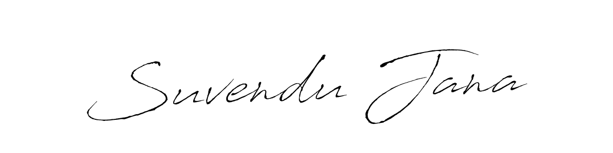 Suvendu Jana stylish signature style. Best Handwritten Sign (Antro_Vectra) for my name. Handwritten Signature Collection Ideas for my name Suvendu Jana. Suvendu Jana signature style 6 images and pictures png