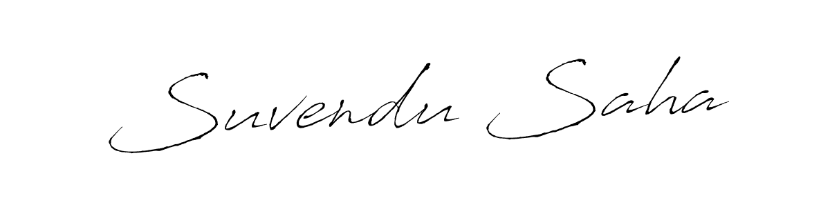 How to make Suvendu Saha signature? Antro_Vectra is a professional autograph style. Create handwritten signature for Suvendu Saha name. Suvendu Saha signature style 6 images and pictures png