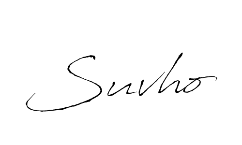 Use a signature maker to create a handwritten signature online. With this signature software, you can design (Antro_Vectra) your own signature for name Suvho. Suvho signature style 6 images and pictures png