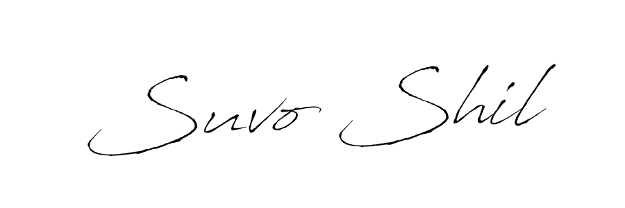 Suvo Shil stylish signature style. Best Handwritten Sign (Antro_Vectra) for my name. Handwritten Signature Collection Ideas for my name Suvo Shil. Suvo Shil signature style 6 images and pictures png