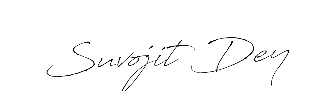 How to make Suvojit Dey signature? Antro_Vectra is a professional autograph style. Create handwritten signature for Suvojit Dey name. Suvojit Dey signature style 6 images and pictures png