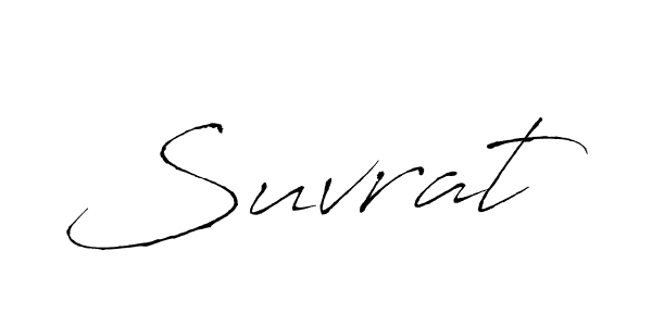 Make a beautiful signature design for name Suvrat. With this signature (Antro_Vectra) style, you can create a handwritten signature for free. Suvrat signature style 6 images and pictures png