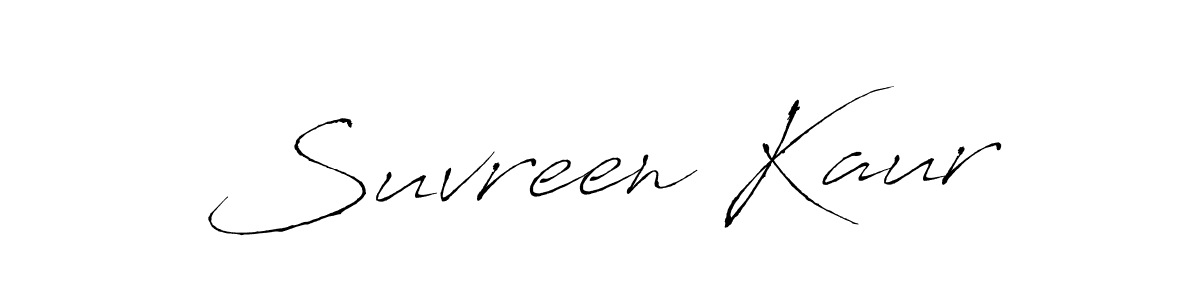 It looks lik you need a new signature style for name Suvreen Kaur. Design unique handwritten (Antro_Vectra) signature with our free signature maker in just a few clicks. Suvreen Kaur signature style 6 images and pictures png
