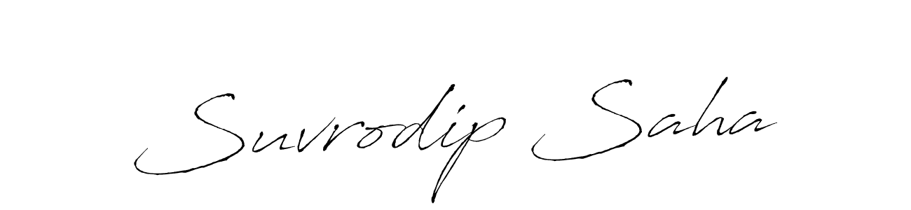 How to make Suvrodip Saha name signature. Use Antro_Vectra style for creating short signs online. This is the latest handwritten sign. Suvrodip Saha signature style 6 images and pictures png