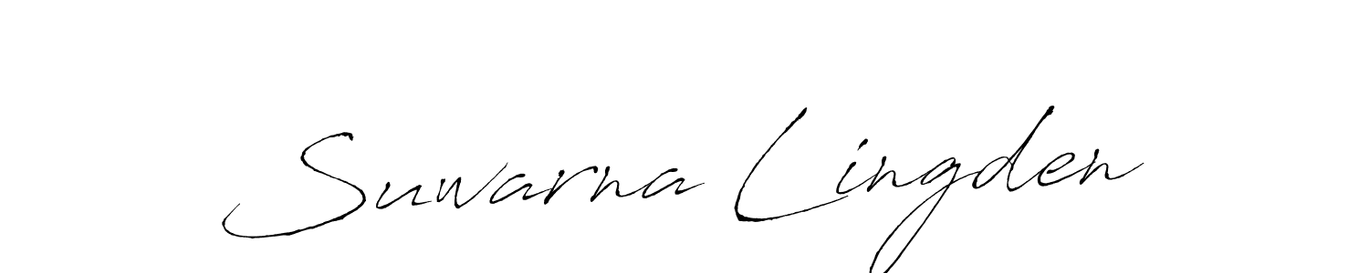Antro_Vectra is a professional signature style that is perfect for those who want to add a touch of class to their signature. It is also a great choice for those who want to make their signature more unique. Get Suwarna Lingden name to fancy signature for free. Suwarna Lingden signature style 6 images and pictures png