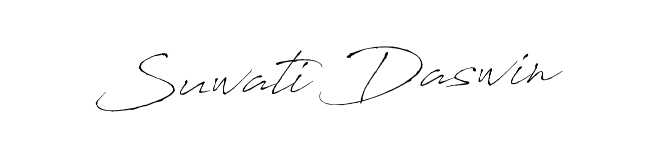 Also You can easily find your signature by using the search form. We will create Suwati Daswin name handwritten signature images for you free of cost using Antro_Vectra sign style. Suwati Daswin signature style 6 images and pictures png