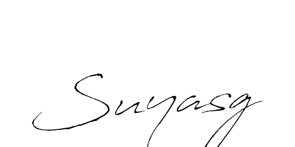 Design your own signature with our free online signature maker. With this signature software, you can create a handwritten (Antro_Vectra) signature for name Suyasg. Suyasg signature style 6 images and pictures png