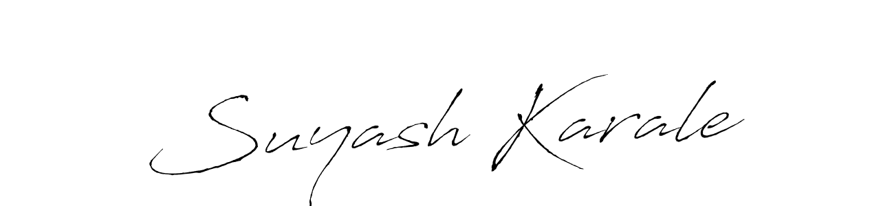 How to make Suyash Karale signature? Antro_Vectra is a professional autograph style. Create handwritten signature for Suyash Karale name. Suyash Karale signature style 6 images and pictures png