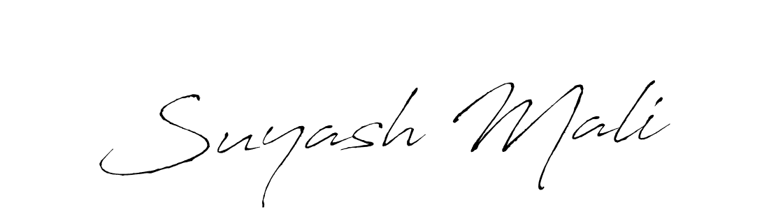 Also we have Suyash Mali name is the best signature style. Create professional handwritten signature collection using Antro_Vectra autograph style. Suyash Mali signature style 6 images and pictures png