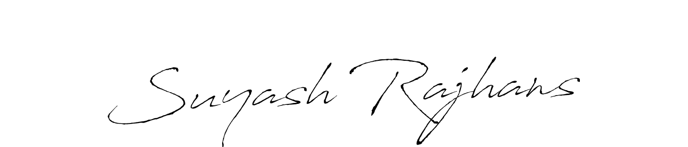 You should practise on your own different ways (Antro_Vectra) to write your name (Suyash Rajhans) in signature. don't let someone else do it for you. Suyash Rajhans signature style 6 images and pictures png