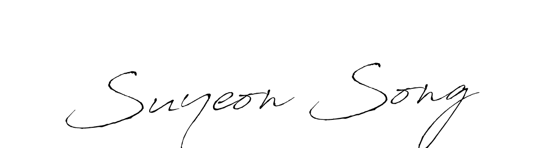 Similarly Antro_Vectra is the best handwritten signature design. Signature creator online .You can use it as an online autograph creator for name Suyeon Song. Suyeon Song signature style 6 images and pictures png