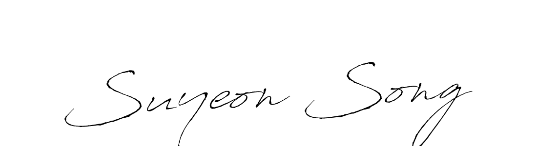 It looks lik you need a new signature style for name Suyeon Song. Design unique handwritten (Antro_Vectra) signature with our free signature maker in just a few clicks. Suyeon Song signature style 6 images and pictures png