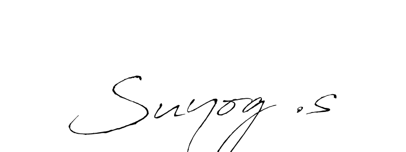 Also we have Suyog .s name is the best signature style. Create professional handwritten signature collection using Antro_Vectra autograph style. Suyog .s signature style 6 images and pictures png