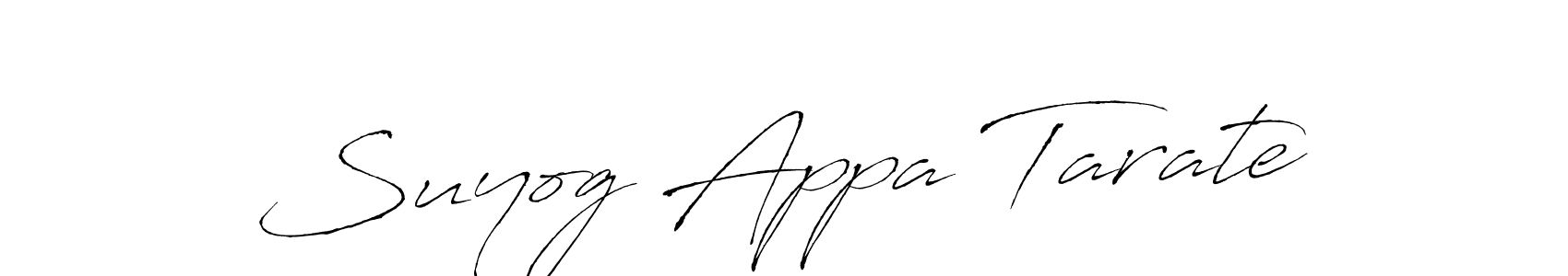 Use a signature maker to create a handwritten signature online. With this signature software, you can design (Antro_Vectra) your own signature for name Suyog Appa Tarate. Suyog Appa Tarate signature style 6 images and pictures png