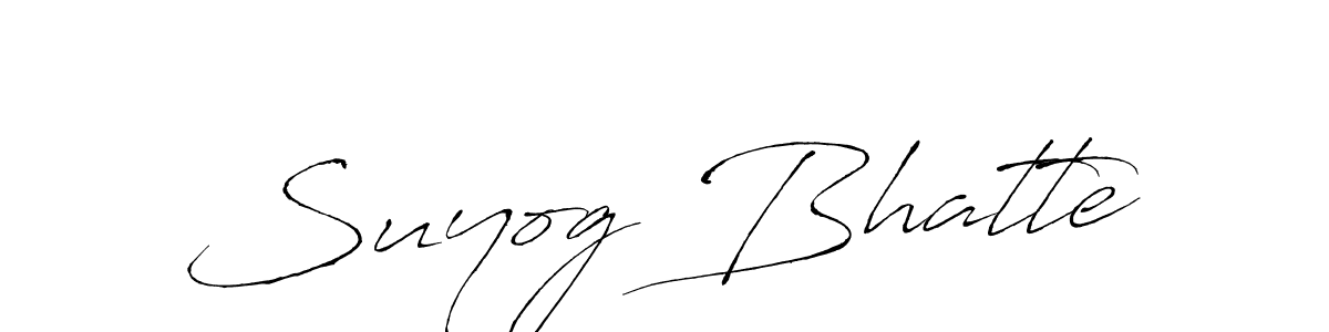 Similarly Antro_Vectra is the best handwritten signature design. Signature creator online .You can use it as an online autograph creator for name Suyog Bhatte. Suyog Bhatte signature style 6 images and pictures png