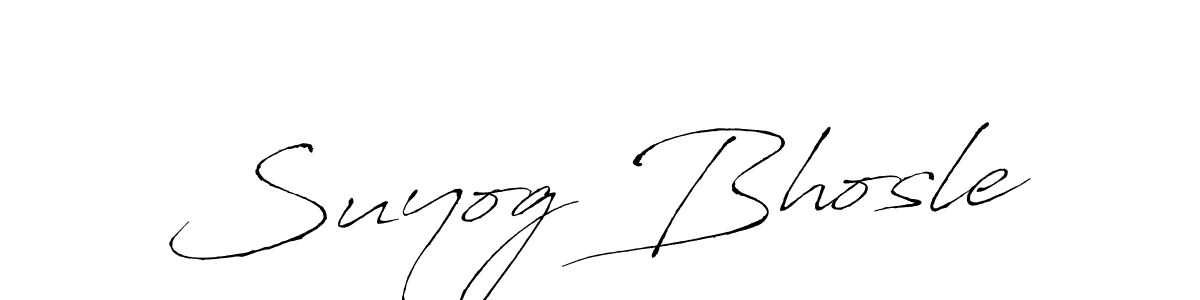 Also we have Suyog Bhosle name is the best signature style. Create professional handwritten signature collection using Antro_Vectra autograph style. Suyog Bhosle signature style 6 images and pictures png