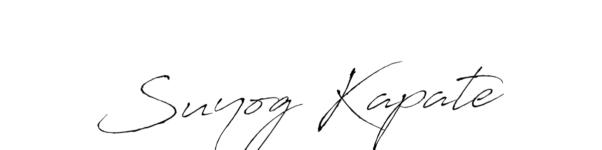 Make a beautiful signature design for name Suyog Kapate. Use this online signature maker to create a handwritten signature for free. Suyog Kapate signature style 6 images and pictures png