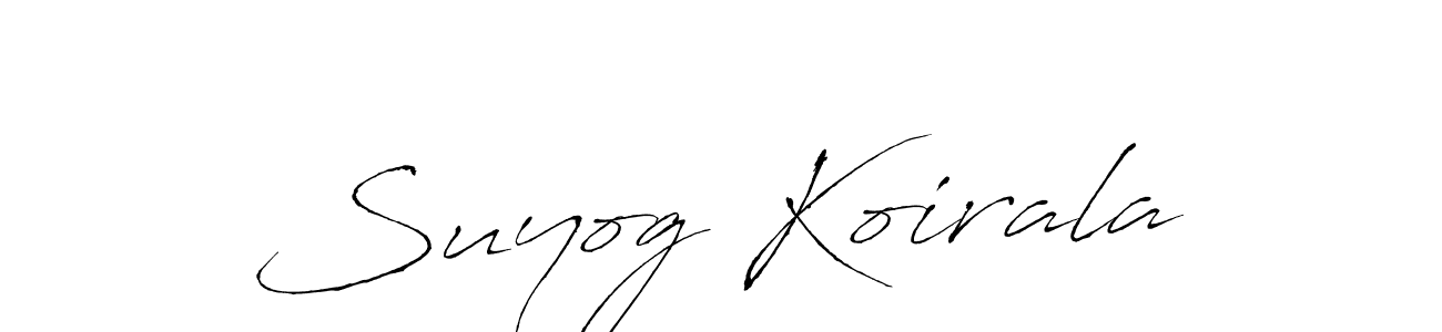 Similarly Antro_Vectra is the best handwritten signature design. Signature creator online .You can use it as an online autograph creator for name Suyog Koirala. Suyog Koirala signature style 6 images and pictures png