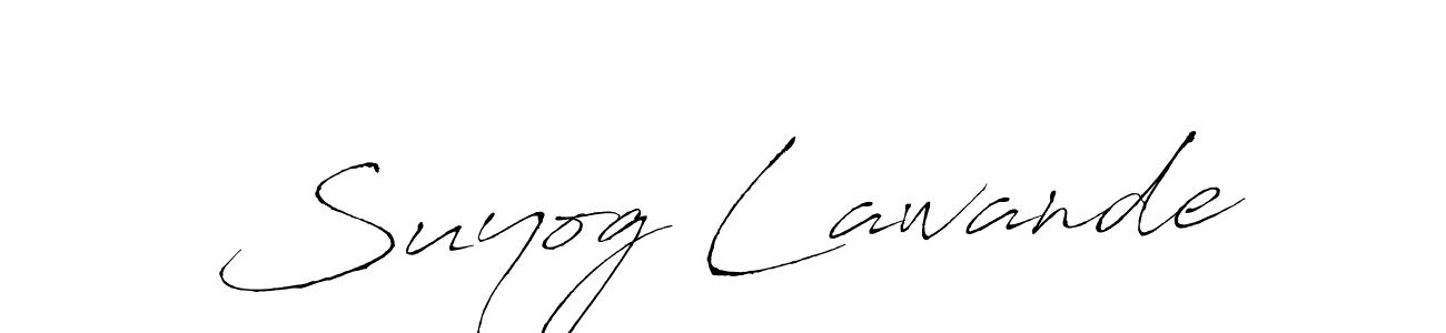 Make a short Suyog Lawande signature style. Manage your documents anywhere anytime using Antro_Vectra. Create and add eSignatures, submit forms, share and send files easily. Suyog Lawande signature style 6 images and pictures png