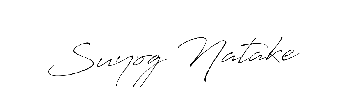 Make a beautiful signature design for name Suyog Natake. Use this online signature maker to create a handwritten signature for free. Suyog Natake signature style 6 images and pictures png