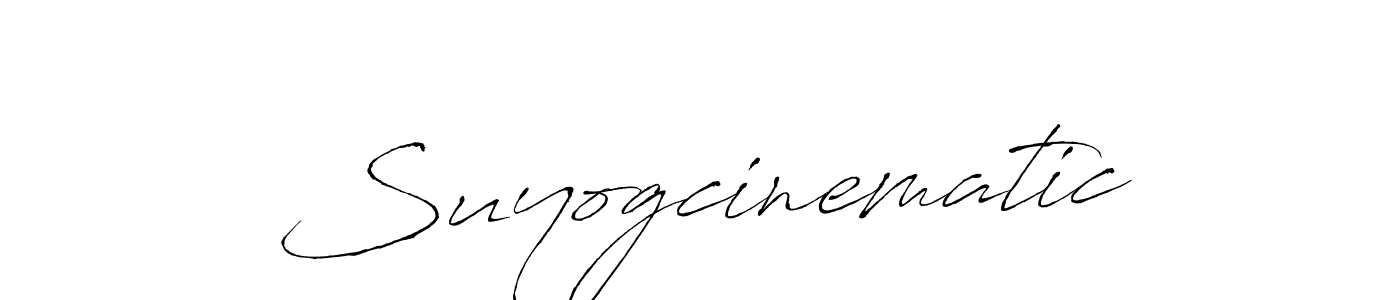 How to make Suyogcinematic name signature. Use Antro_Vectra style for creating short signs online. This is the latest handwritten sign. Suyogcinematic signature style 6 images and pictures png