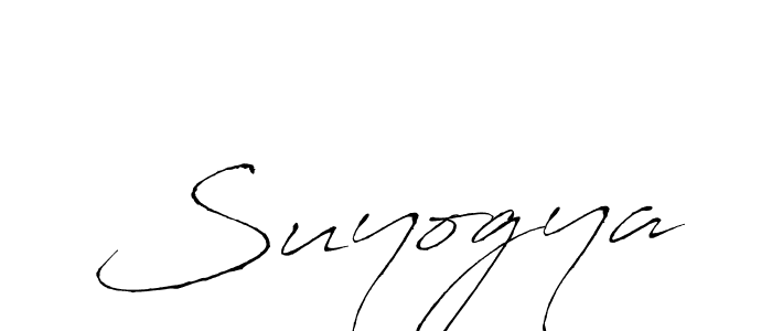 Also we have Suyogya name is the best signature style. Create professional handwritten signature collection using Antro_Vectra autograph style. Suyogya signature style 6 images and pictures png