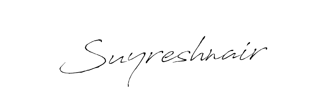 This is the best signature style for the Suyreshnair name. Also you like these signature font (Antro_Vectra). Mix name signature. Suyreshnair signature style 6 images and pictures png