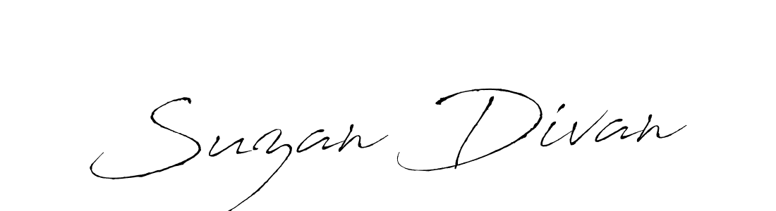 Make a beautiful signature design for name Suzan Divan. Use this online signature maker to create a handwritten signature for free. Suzan Divan signature style 6 images and pictures png