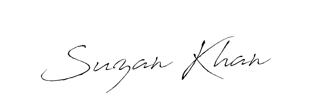 How to make Suzan Khan signature? Antro_Vectra is a professional autograph style. Create handwritten signature for Suzan Khan name. Suzan Khan signature style 6 images and pictures png